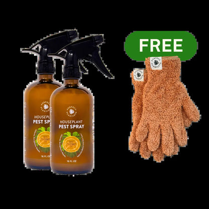 Houseplant Pest Spray - Natural Thyme Oil Repellent for Indoor Plants, Fungus Gnats & Bugs (Plant-Safe)