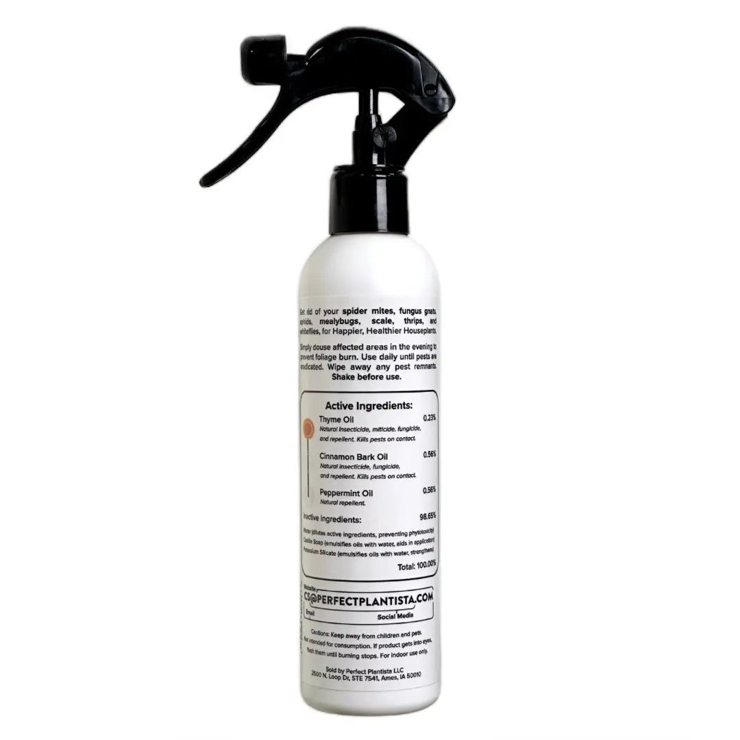 Houseplant Pest Spray - Natural Thyme Oil Repellent for Indoor Plants, Fungus Gnats & Bugs (Plant-Safe)