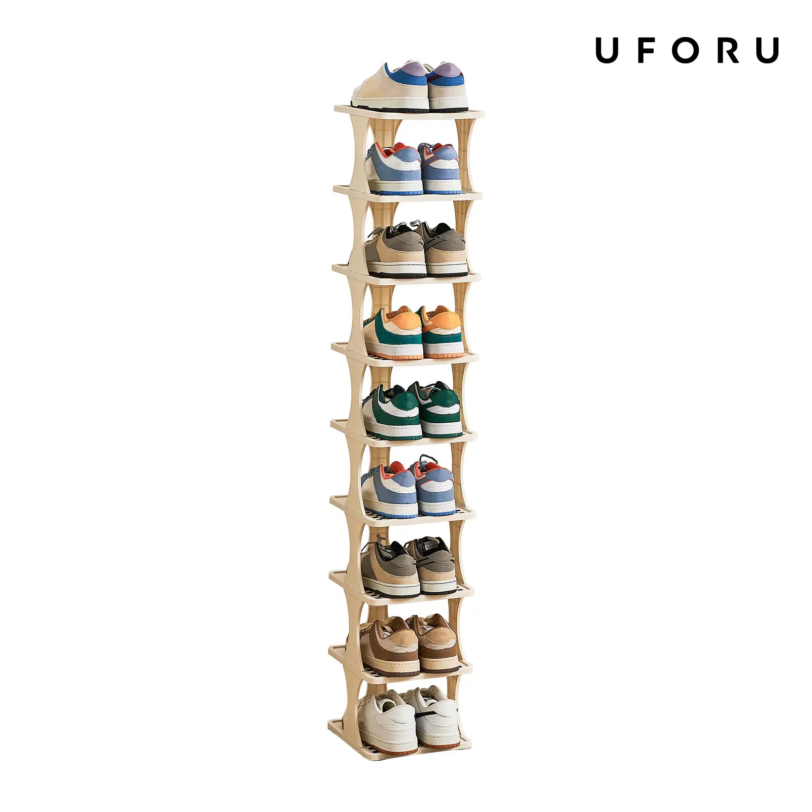 Vertical Shoe Storage Rack - Space-Saving Multi-Layer Organizer for Closet, Entryway & Home