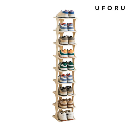 Vertical Shoe Storage Rack - Space-Saving Multi-Layer Organizer for Closet, Entryway & Home