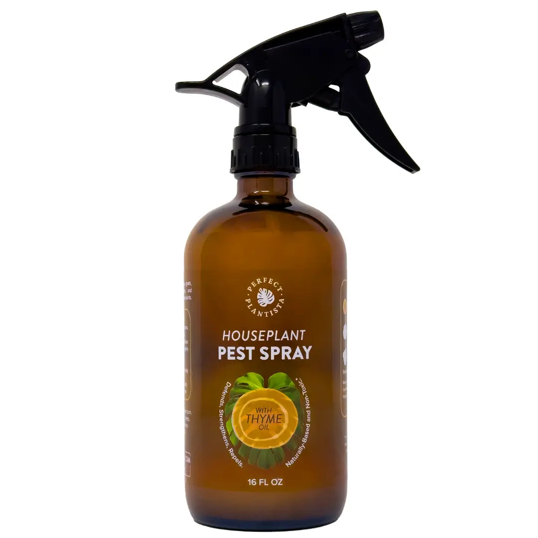 Houseplant Pest Spray - Natural Thyme Oil Repellent for Indoor Plants, Fungus Gnats & Bugs (Plant-Safe)