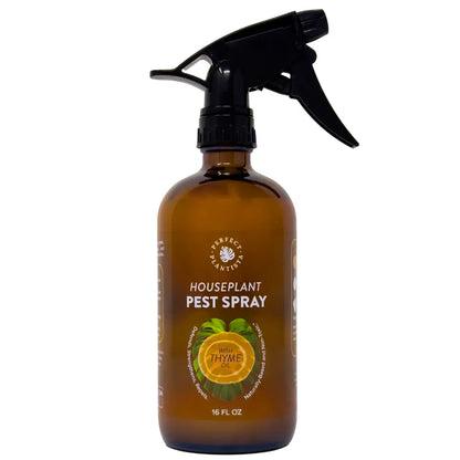 Houseplant Pest Spray - Natural Thyme Oil Repellent for Indoor Plants, Fungus Gnats & Bugs (Plant-Safe)